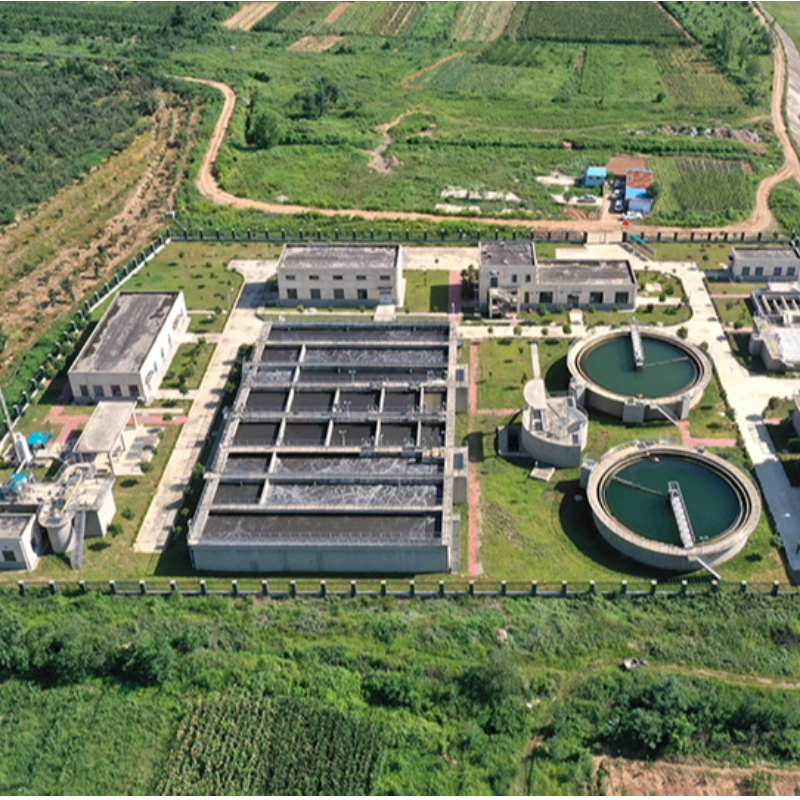 Behandeling van rioolwater met chemische neerslag